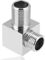 Wandvoorziening per Elleboog per Handdouche - G1/2 Doucheslang Connector - Montaggio Nascosto alla Parete - Finestra in Acciaio 6x6cm - Connessione per Doccia