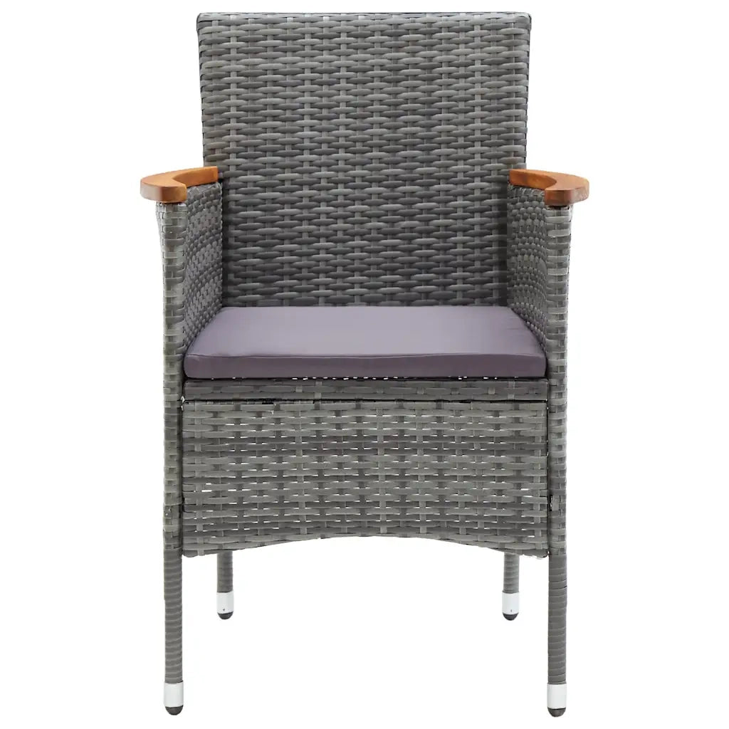 Set da Pranzo da Giardino 11 pz Grigio