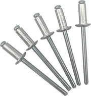 Klinknagels aerei senza testa 40 x 10 mm DIN 7337 alluminio e acciaio - 1000 pezzi - tipo aperto