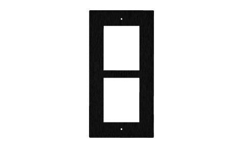 2N 9155012B Cornice per Installazione a Incasso 2 Moduli Videocitofono IP Verso LTE Verso colore Nero