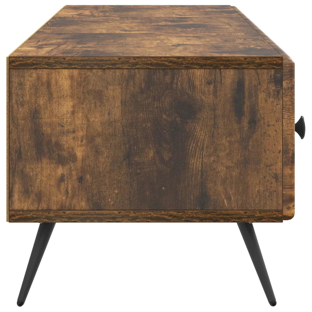 Mobile TV Rovere Fumo 147 x 34,5 x 30 cm Legno ingegnerizzato 895630