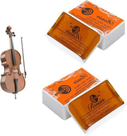 Hars naturale per violino 2 pezzi - corona di rose senza polvere - migliora la emissione di strumenti ad arco.