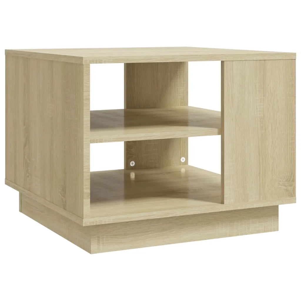 Tavolino da Salotto Rovere Sonoma 55x55x43 cm in Truciolato 810292