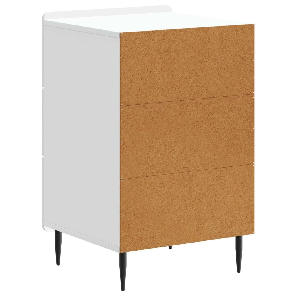 Armadio da Notte Bianco 43x 41 x 68 cm Legno ingegnerizzato 894325