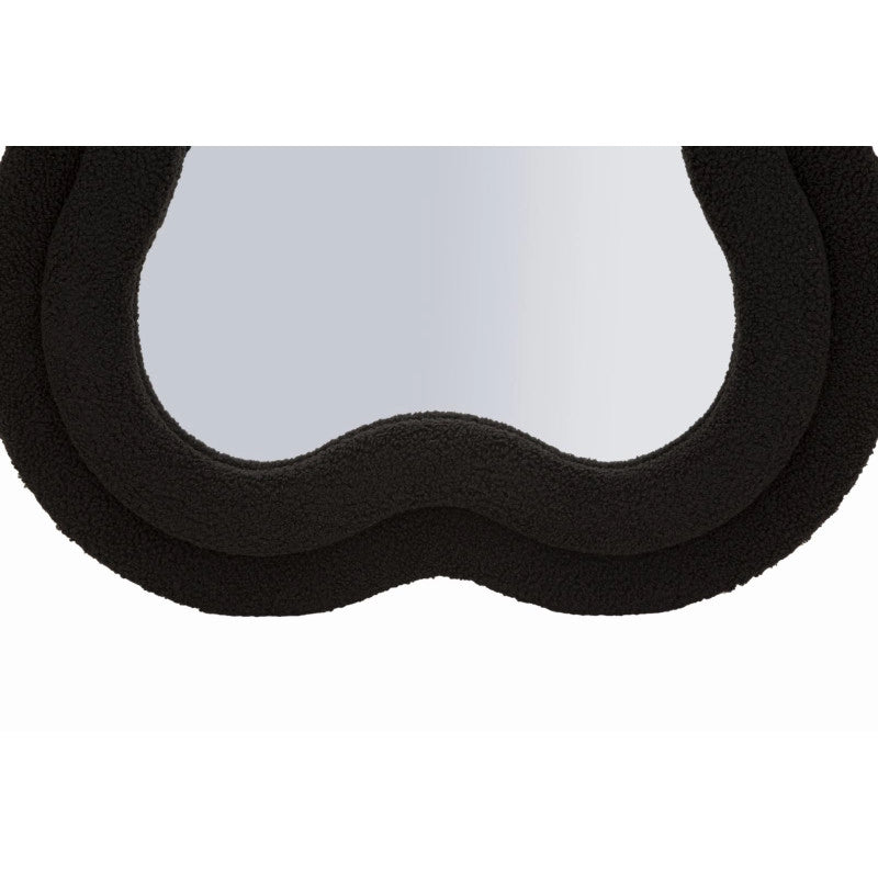 Specchio Da Muro Teddy Nero cm 60x4x160 (misura Specchio cm 39x137)