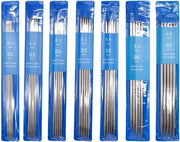 Set di aghi in acciaio inossidabile da cucito a doppia faccia - 35 pezzi - Manutenzione - Set di aghi (2mm 2.5mm 3.0mm 3.5mm 4mm 4.5mm 5mm)
