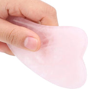 Strumento di Massaggio a Scrape Gua Sha - Piastra di Scrapping per Viso e Collo - Pietra di Massaggio Rilassante.