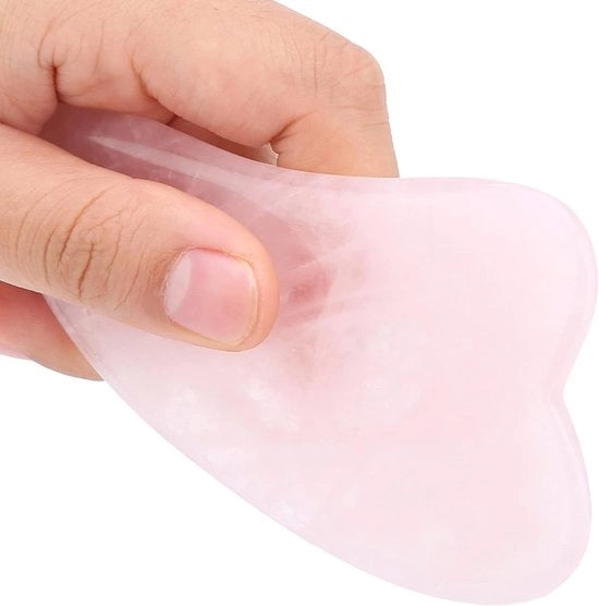 Strumento di Massaggio a Scrape Gua Sha - Piastra di Scrapping per Viso e Collo - Pietra di Massaggio Rilassante.