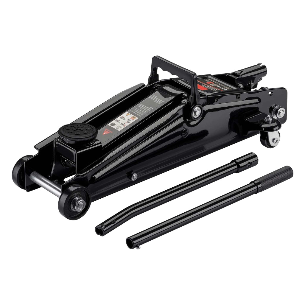 Sollevatore auto max 3t, cric idraulico con altezza di sollevamento di 13,5-40 cm, carrello sollevatore per auto, SUV, roulotte, cric idraulico a carrello