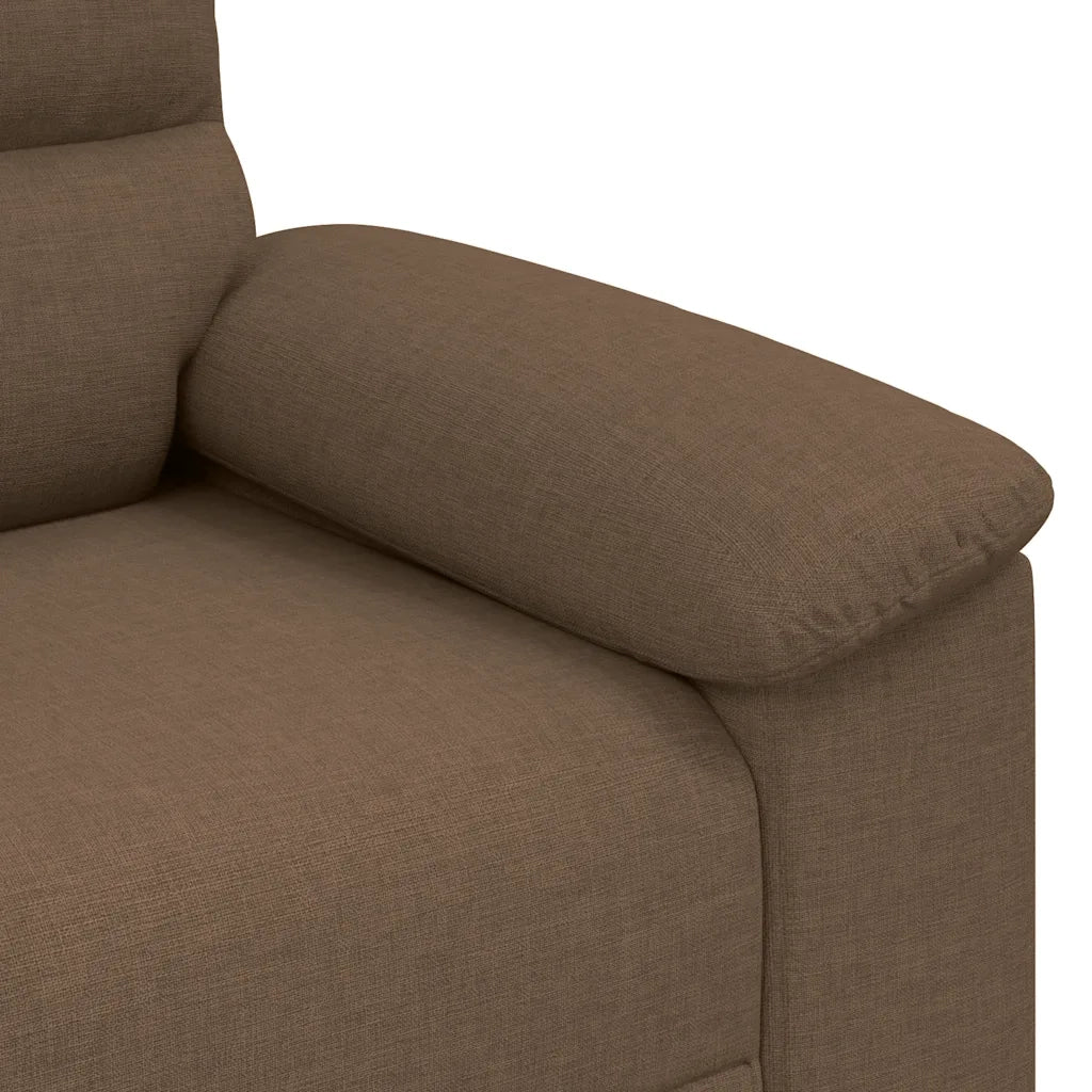 Poltrona Marrone 100x81x84 cm in Tessuto 4105291