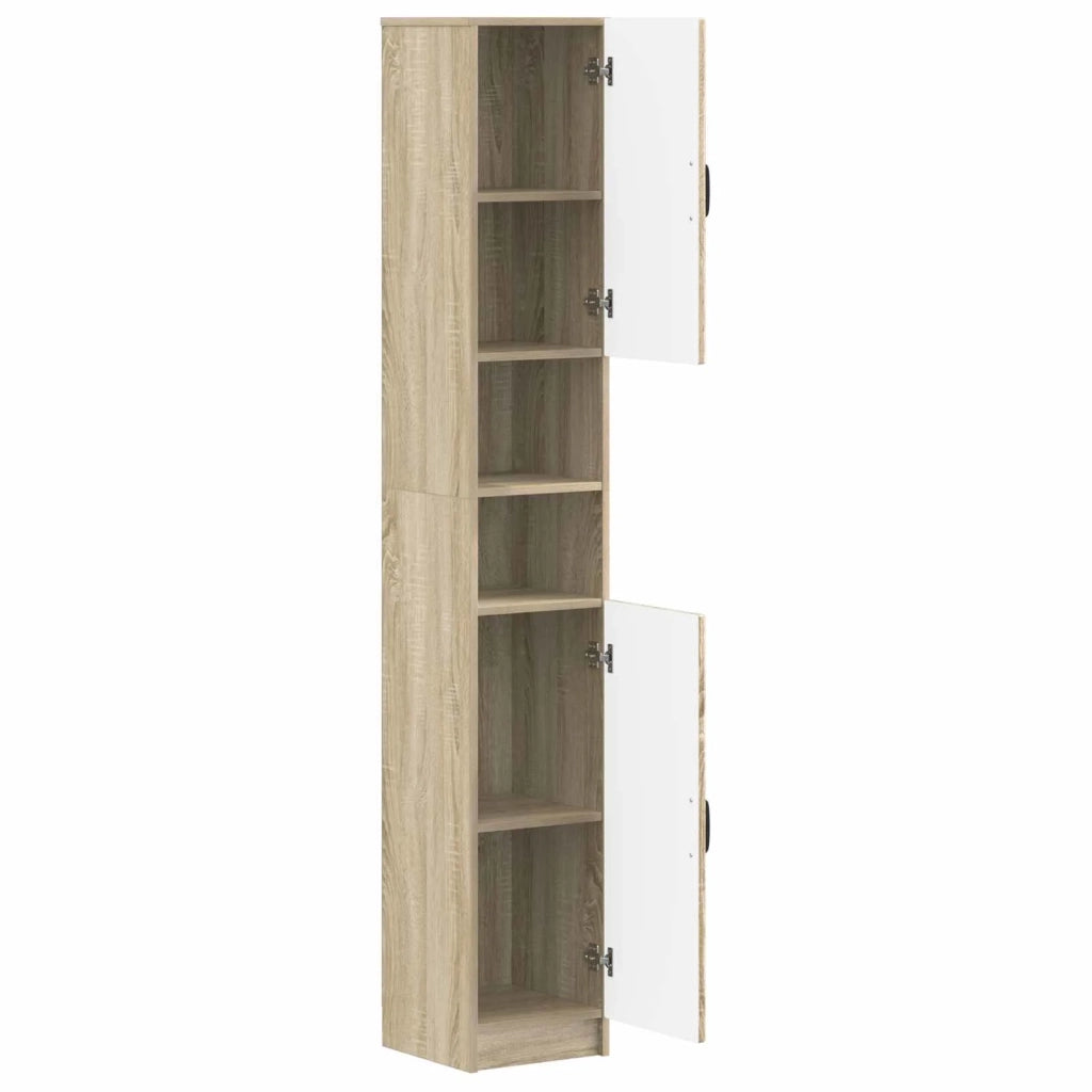 Armadio da Bagno con Ripiano Aperto UTRECHT Rovere Sonoma 897697
