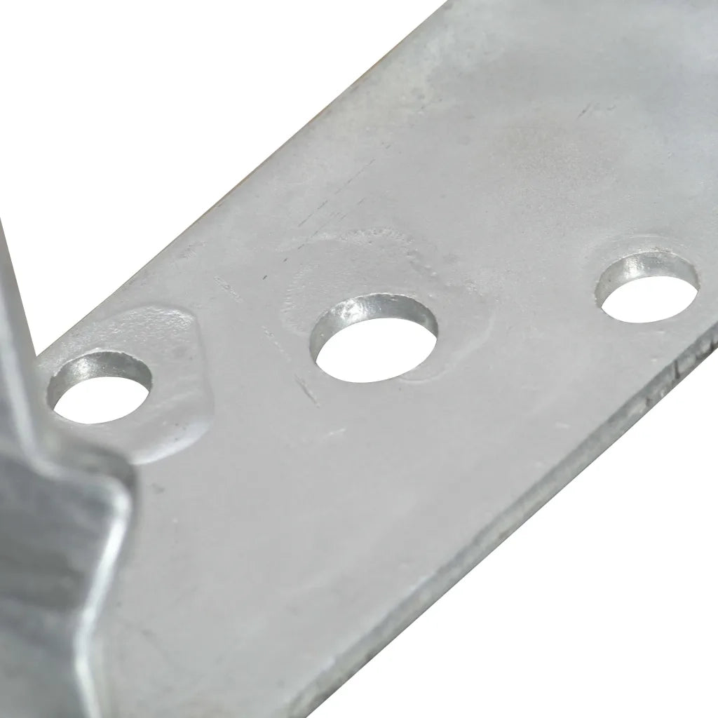Picchetti per Recinzione 6 pz Argento 14x6x15cm Acciaio Zincato CFW1027175