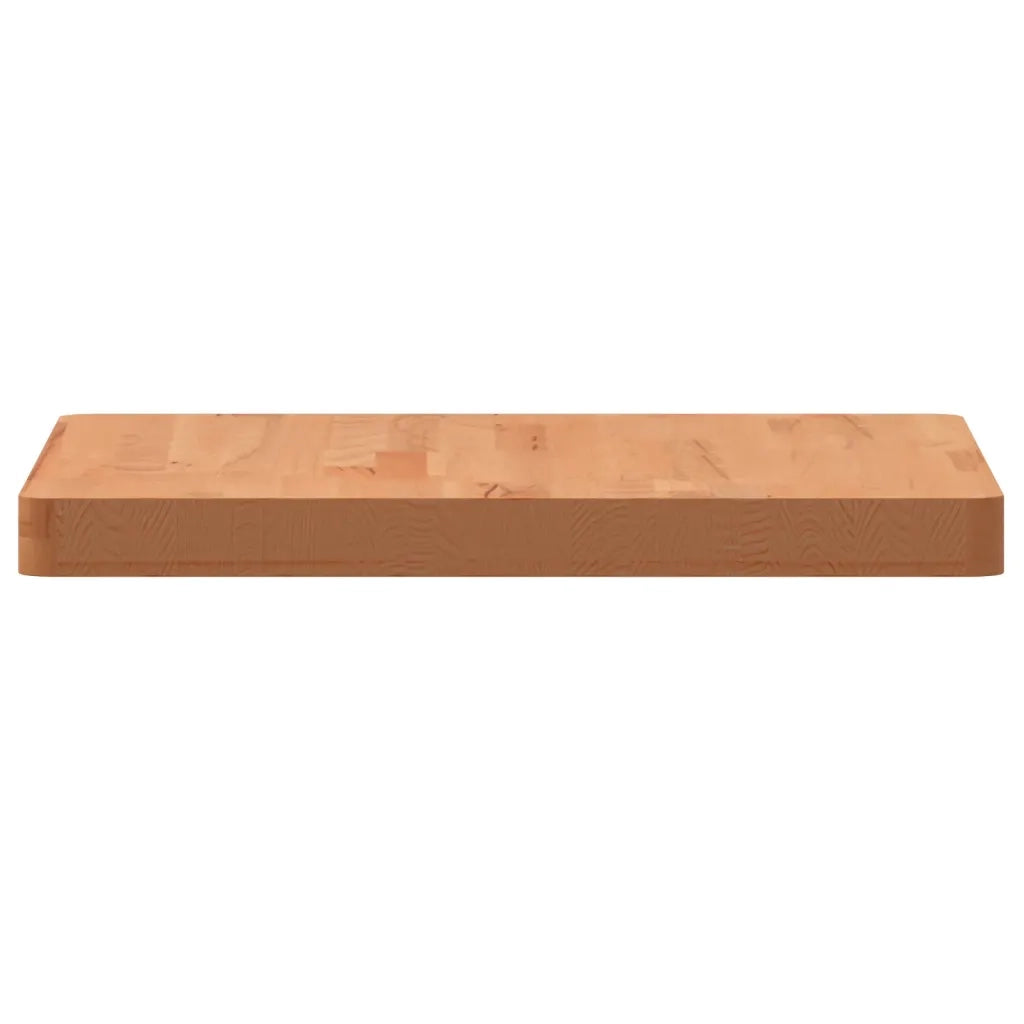 Piano per Tavolo | Superficie Tavolo | Piano Scrivania 50x50x4 cm Quadrato Legno Massello di Faggio