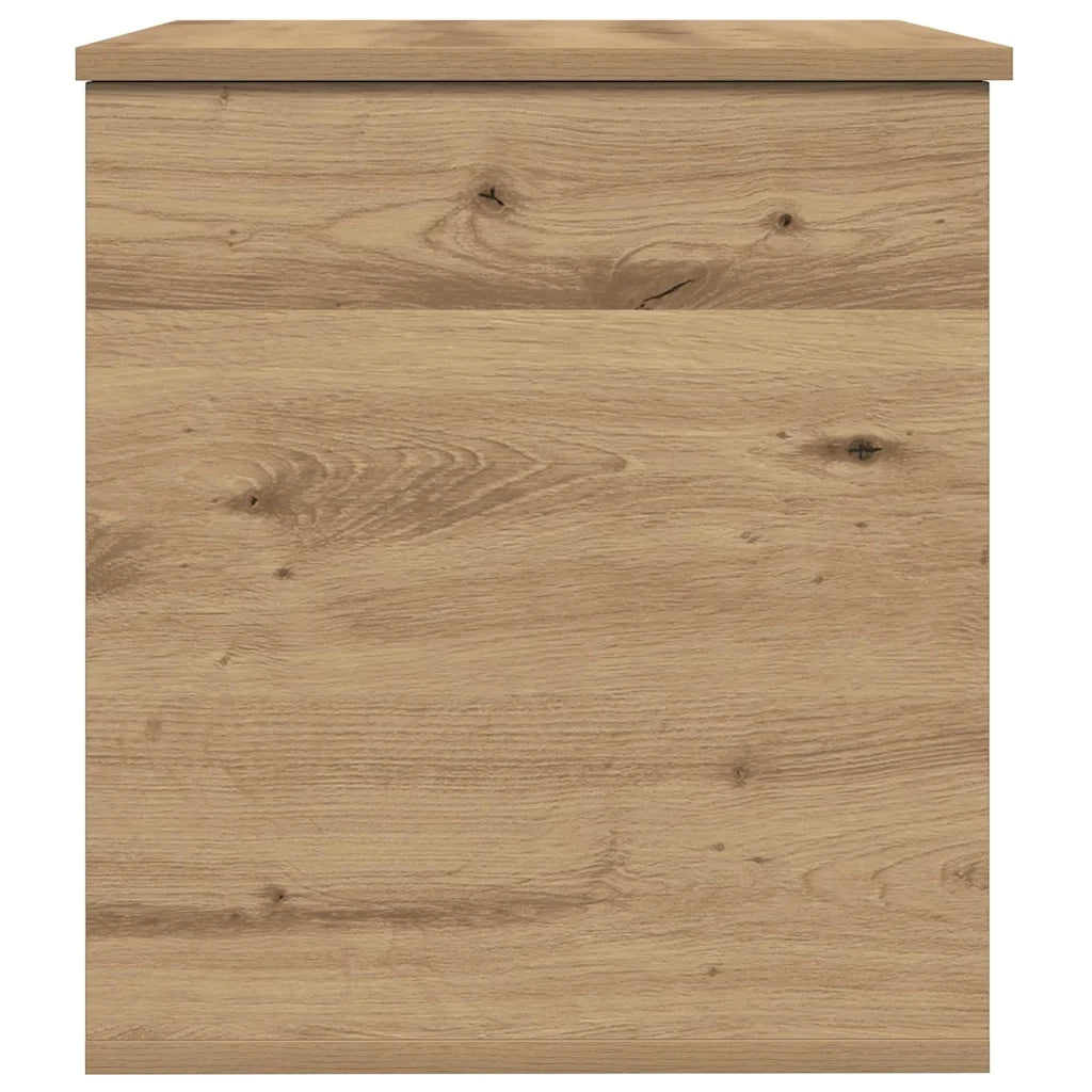 Scatola di Stoccaggio rovere artigianale 60 x 42 x 46 cm 862289