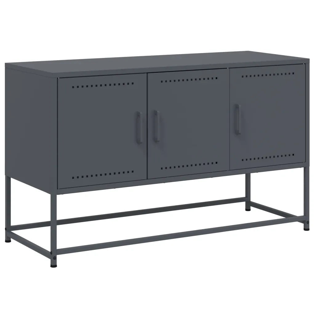 Mobile TV Antracite 100,5x39x60,5 cm in Acciaio 846478