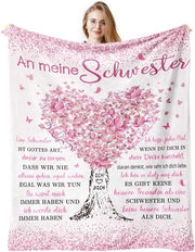 Regalo per la Sorella, Regalo di Compleanno per la Sorella, Cadeau per la Sorella, Regalo per la Sorella del Compleanno, Grande Regalo per la Sorella, Migliori Regali per la Sorella Deken 200x150CM