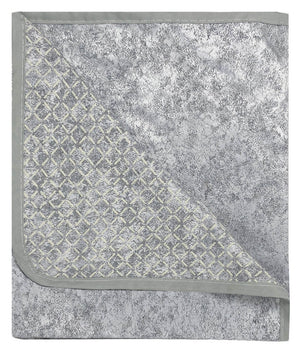 Copridivano con Penisola Sinistra Seduta 290 cm in Poliestere e Cotone Grigio Chiaro