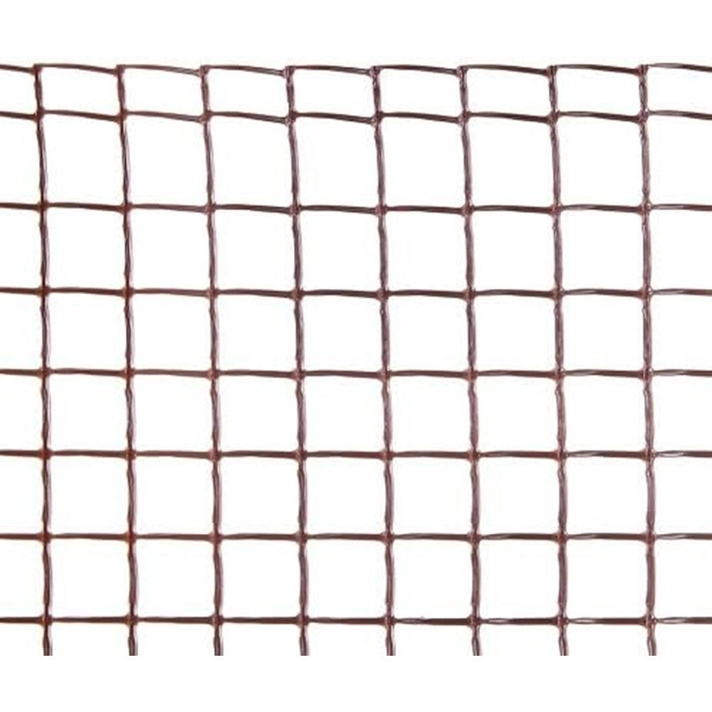 Trade Shop - Rete Di Plastica Protettiva 1x5 Mt Marrone Per Cancelli Recinzioni Balconi 206612 -