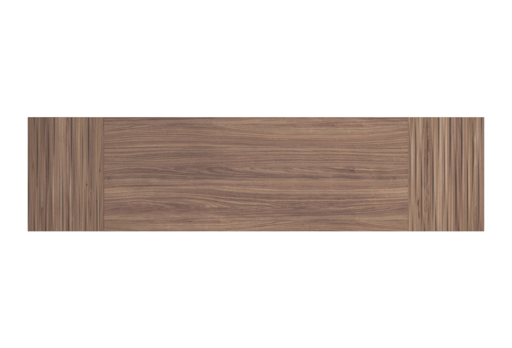 Testiera per letto Herdasa 140cm noce stampa doghe noce 67x225x3