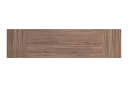 Testiera per letto Herdasa 140cm noce stampa doghe noce 67x225x3