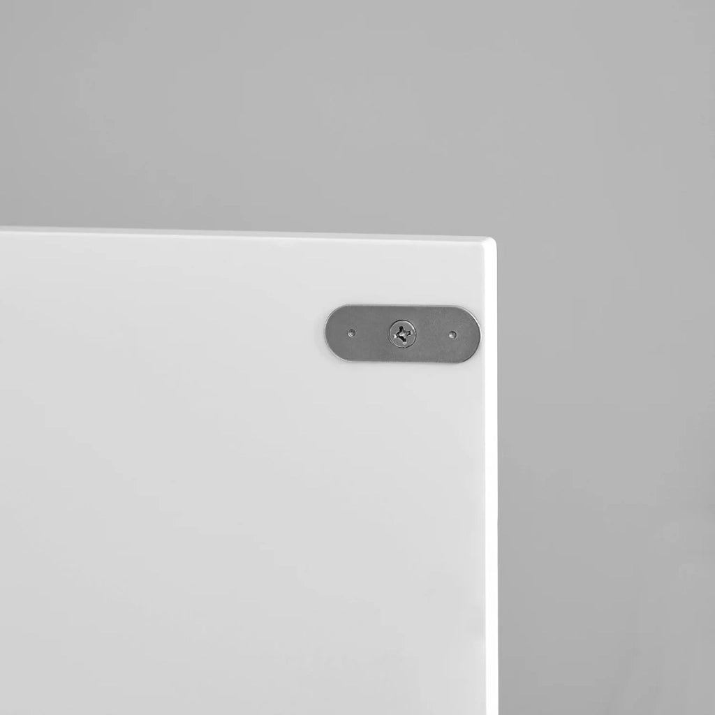 Mobiletto pensile per bagno con 2 ante e 2 ripiani regolabili 60 x 18 x 60 cm stile scandinavo bianco opaco 12_0006492