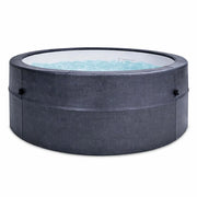 Vasca Idromassaggio Piscina Spa Semirigida Oasi 4 Adulti 2 Bambini 1000 L 184x184x73 cm in PVC Grigio