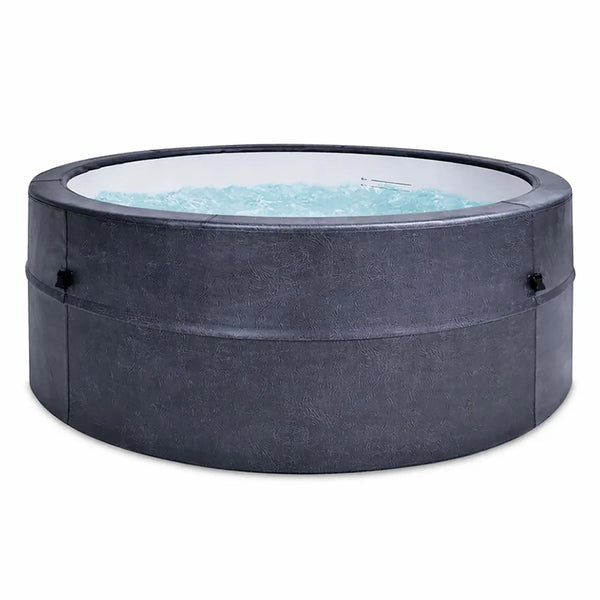 Vasca Idromassaggio Piscina Spa Semirigida Oasi 4 Adulti 2 Bambini 1000 L 184x184x73 cm in PVC Grigio