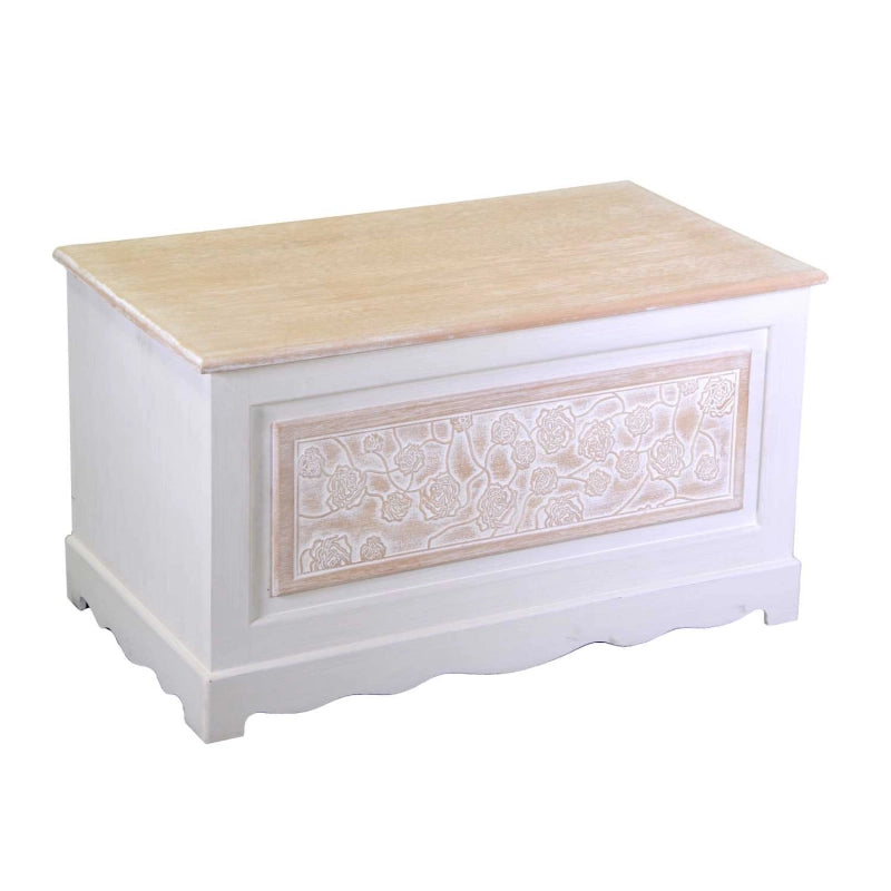 Mobile legno cassapanca andorra cm 80x45h45