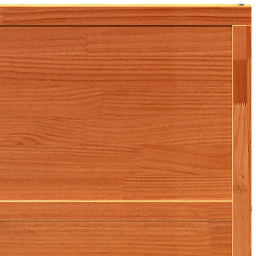 Porta del fienile Marrone cerato Legno Massello di Pino 42047132