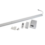 Barra Appendiabiti per armadi con luce LED Castor, batteria estraibile e sensore di movimento, L858 mm, Tecnoplastica ..