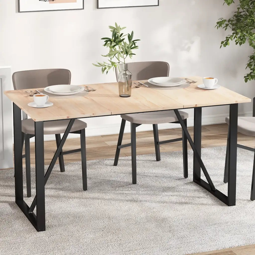 Piani Tavolo | Superficie Tavolo | Piano Scrivania 3 pz 80x47x1,7 cm Rettangolare Legno Massello Pino