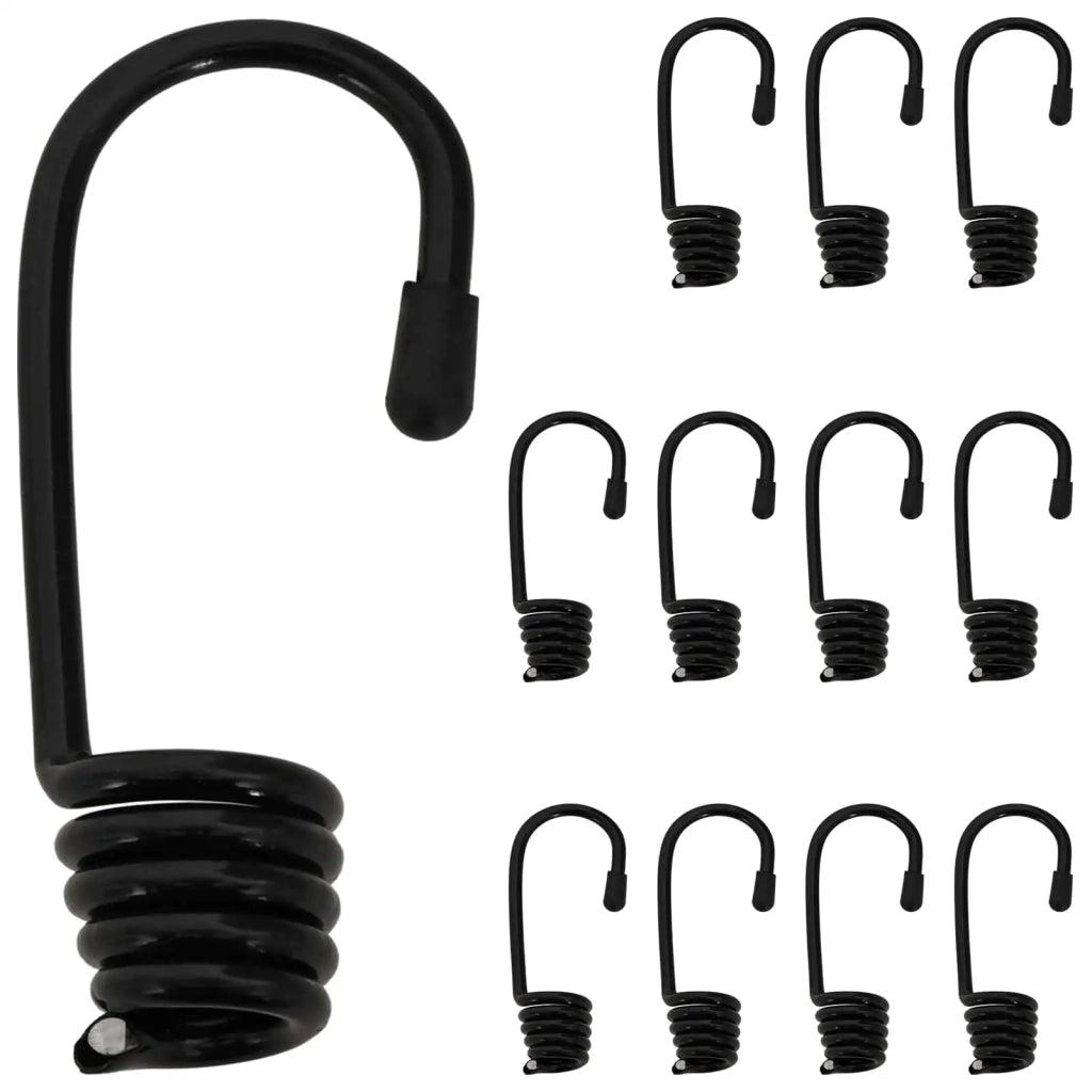 Ganci 12 pz Nero 6 mm x 5 cm Acciaio 42047683