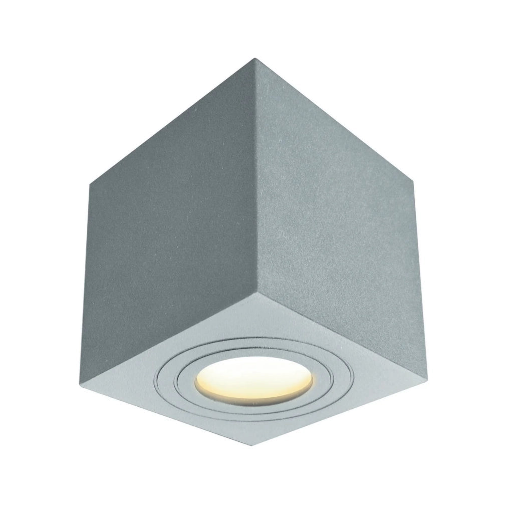 Plafoniera faretti led a soffitto colore grigio marina mod. Almeria