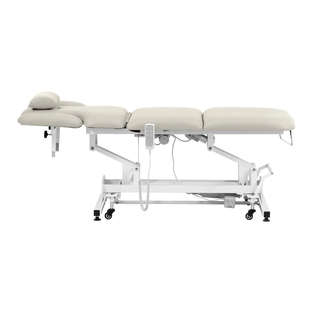 Lettino da massaggio con 3 motori 250 kg beige 14_0007759