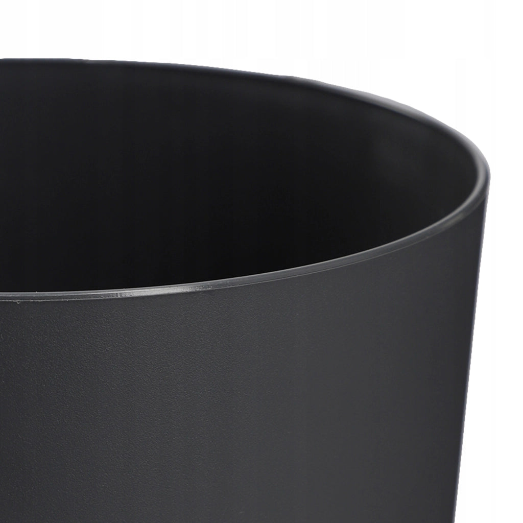 Vaso da fiori KADAX con supporto, coperchio, ciotola rotonda, 20 cm, antracite