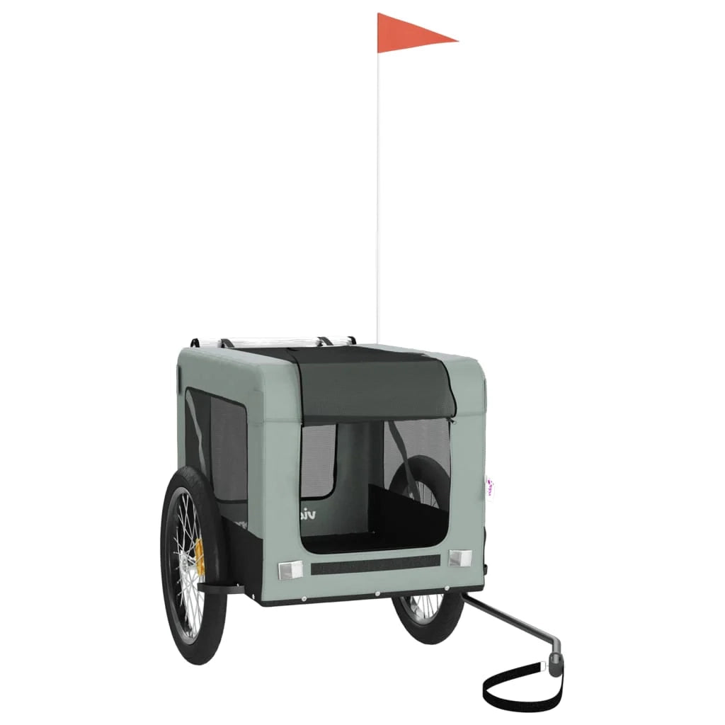 Rimorchio/carrello per animali domestici grigio 02_0044262