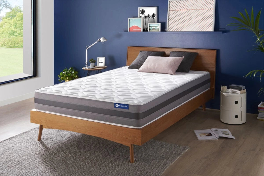 Materasso Actiflex relax 133x183cm - Spessore : 24cm - Molle insacchettate e memory foam - Moderatamente rigido