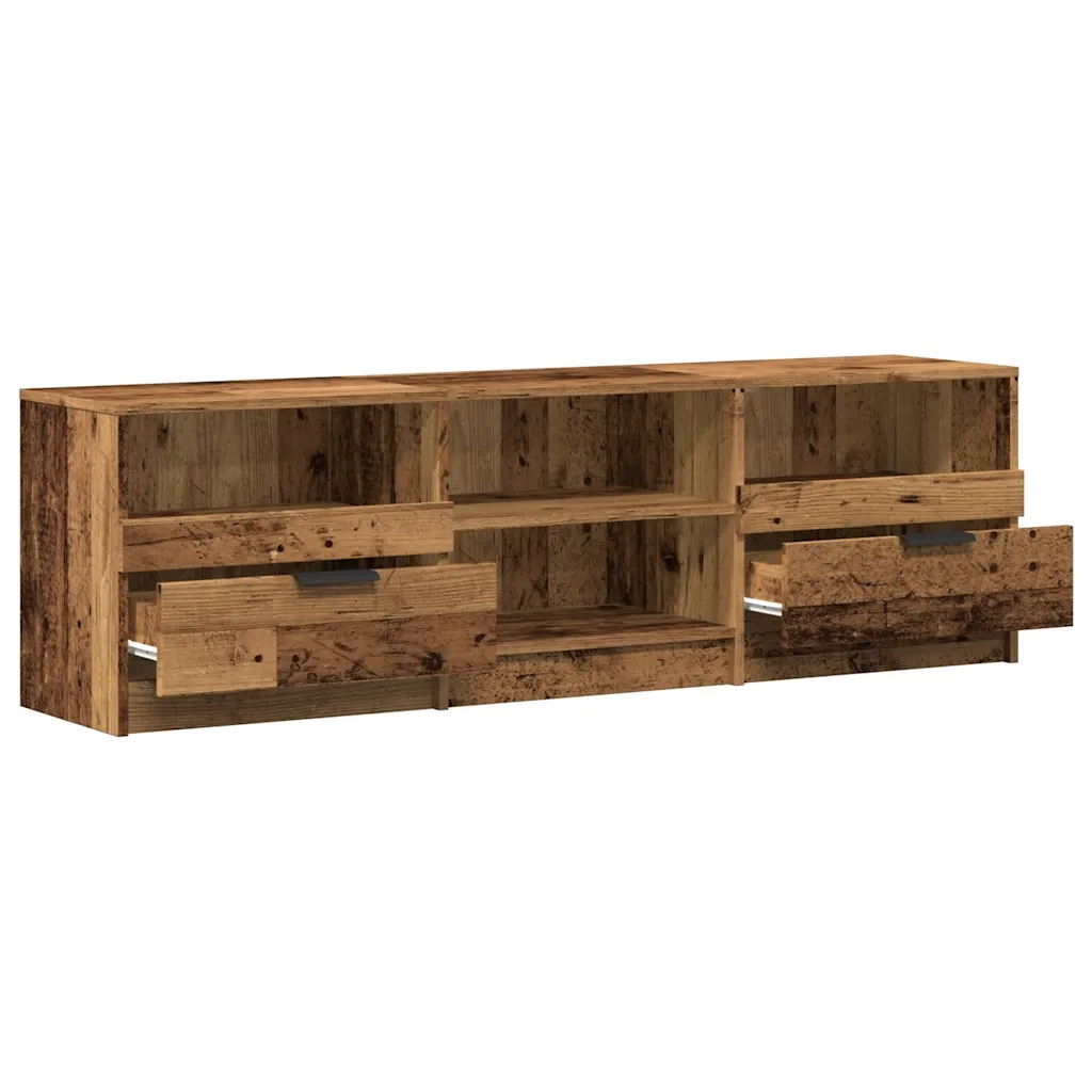 vidaXL Mobile Porta TV Legno Vecchio 150x33,5x45 cm Legno Multistrato