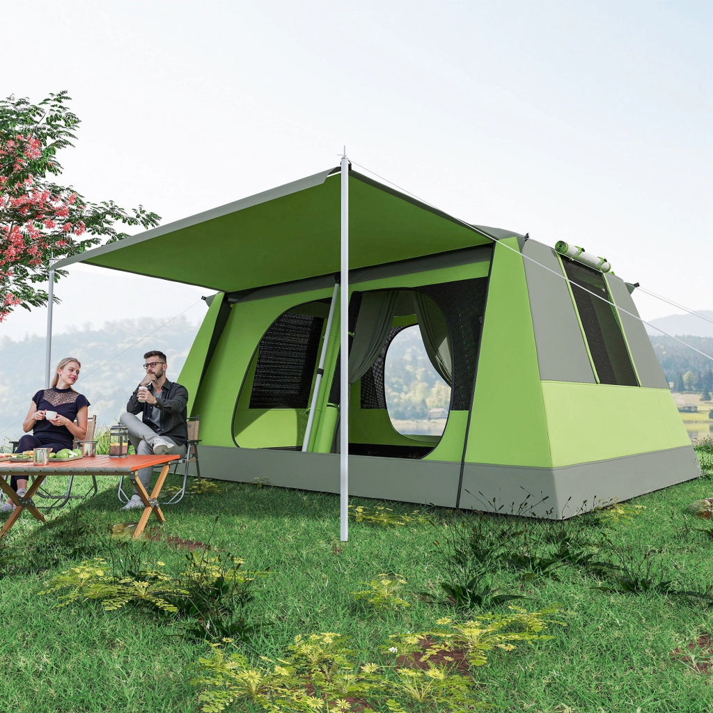 Tenda da campeggio per 4 persone ¨C zephmum ¨C tunnel, impermeabile, con finestra