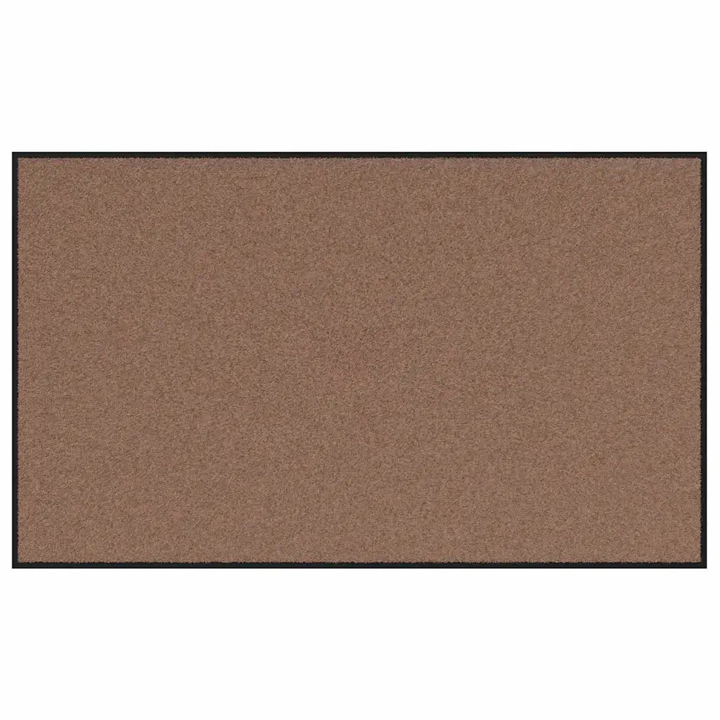 Tappetino Marrone e Nero 90 x 150 cm Polipropilene e vinile 4100779
