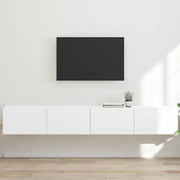 Mobile TV da parete 2 pcs Bianco 98 x 31 x 29,5 cm 892230