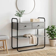 Tavolo consolle Sonoma grigio 100 x 40 x 75 cm 8007554