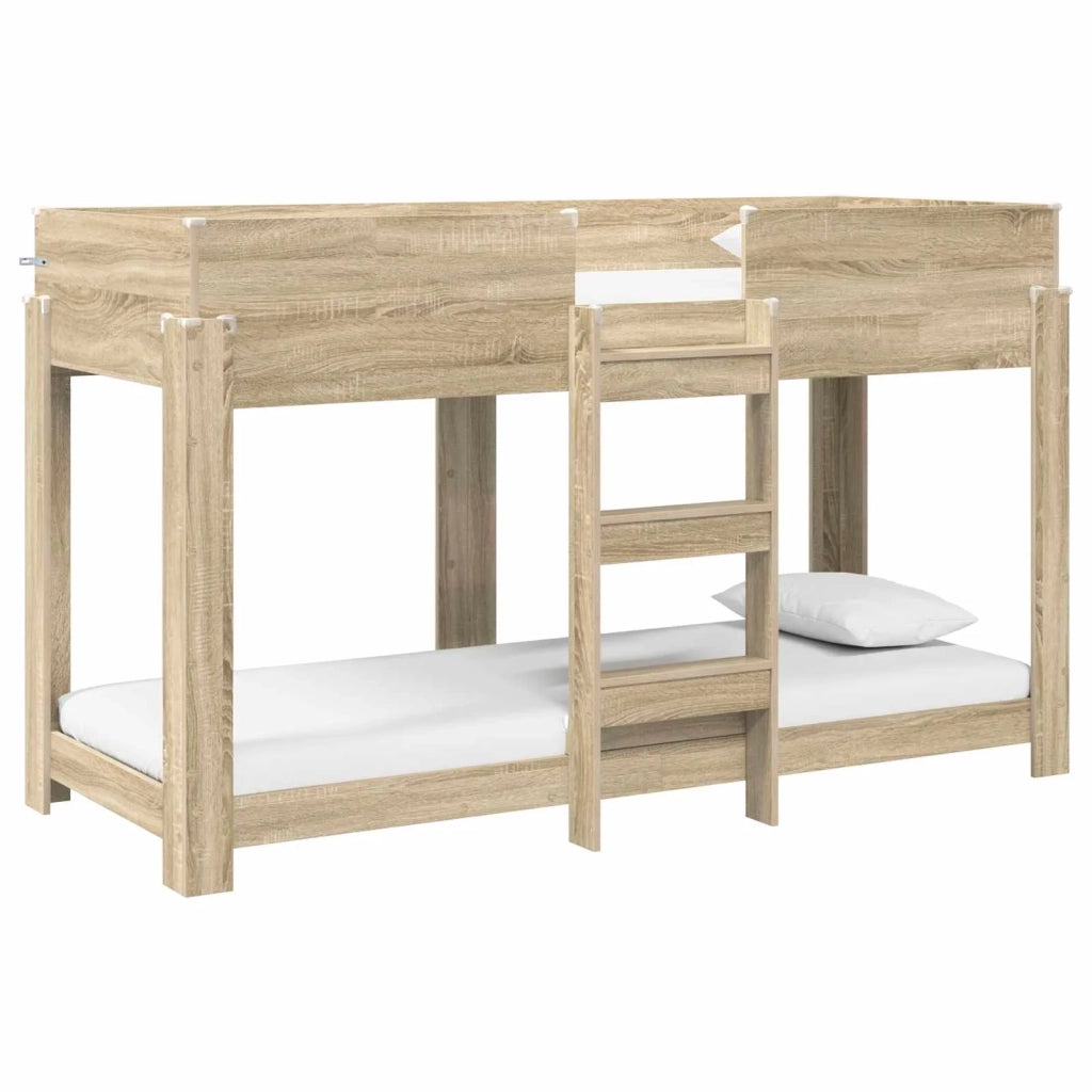 Letto a Castello per Bambini Rovere Sonoma 75 x 190 cm