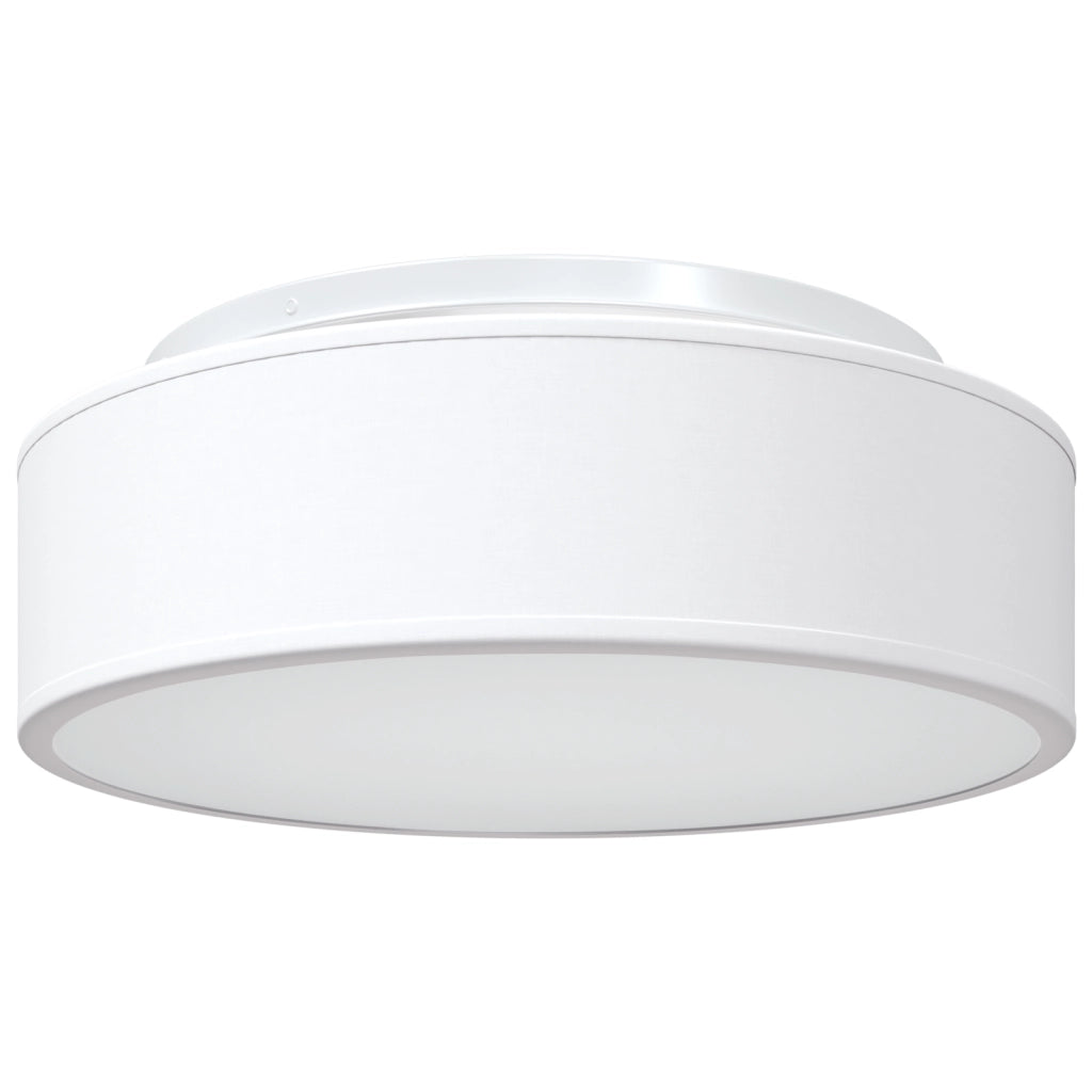 Lampade a soffitto a incasso bianche Ã˜ 38 cm Tessuto E27