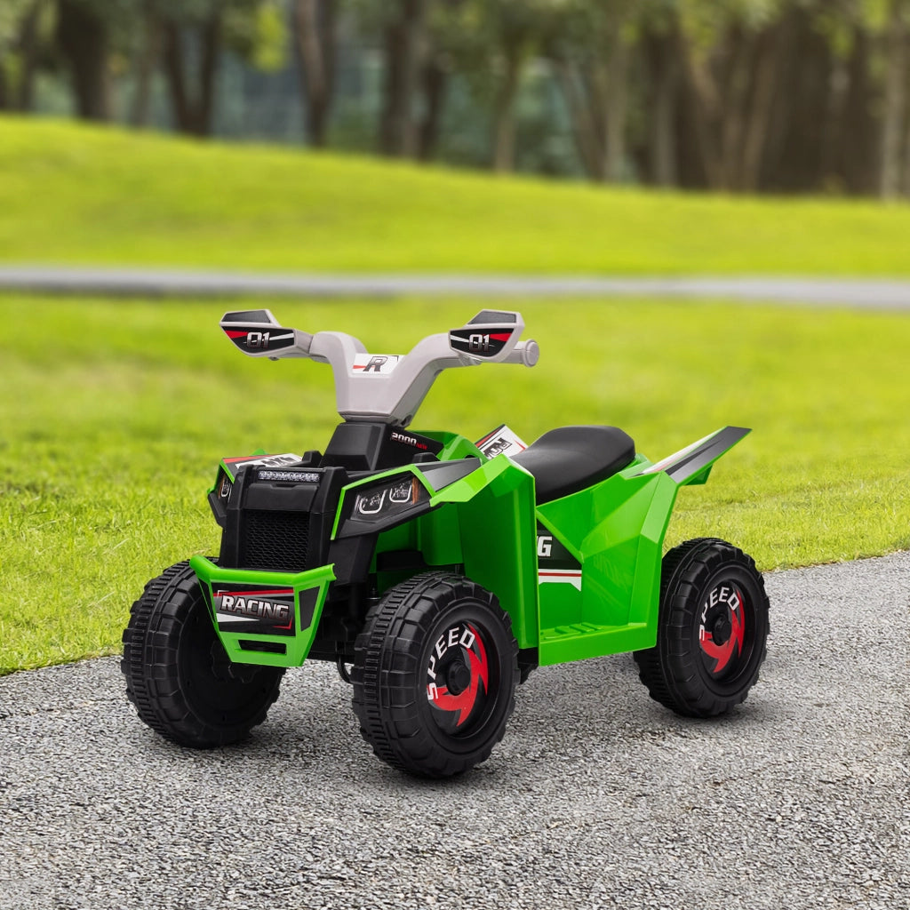 Quad elettrico per bambini ¨C zephmum ¨C Verde 70x41.5x48.5 cm