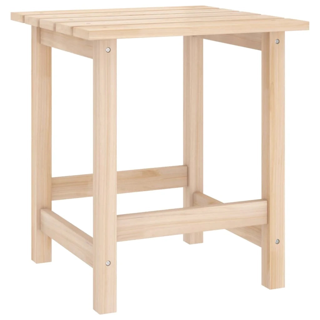 Sedia da giardino Adirondack con tavolo in legno massello di abete 02_0013331