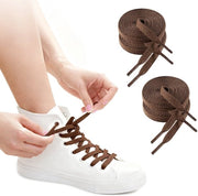 Viti per sneaker in poliestere 80 cm - 8mm - 4 viti - viti per sneaker - cavi per scarpe sportive - accessori per scarpe da sport e casual - viti per scarpe in canvas bianche