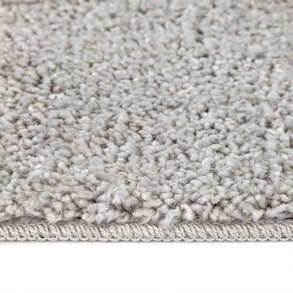 Tappeto Shaggy Antiscivolo Grigio 120 x 120 cm PP 4019776