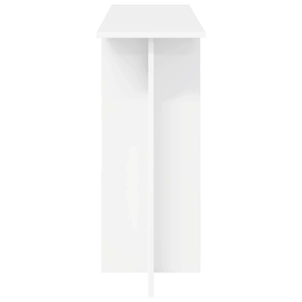 Tavolo consolle Bianco 100 x 30 x 75 cm Legno ingegnerizzato 8001167