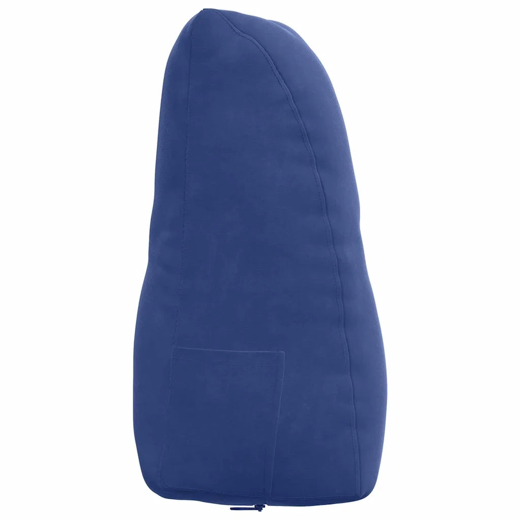 Cuscino per Schiena Blu Polizia 80 x 24 x 50 cm Velluto 42014440